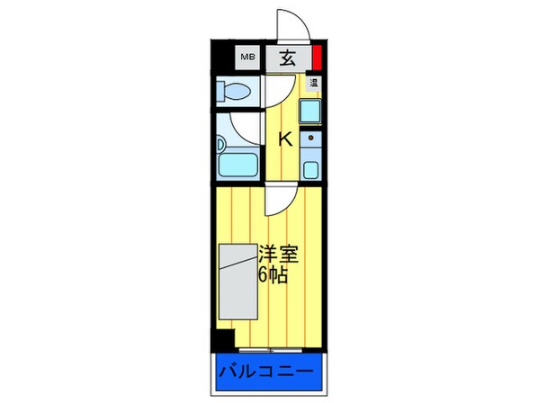 ラ・フェリオ新深江の物件間取画像